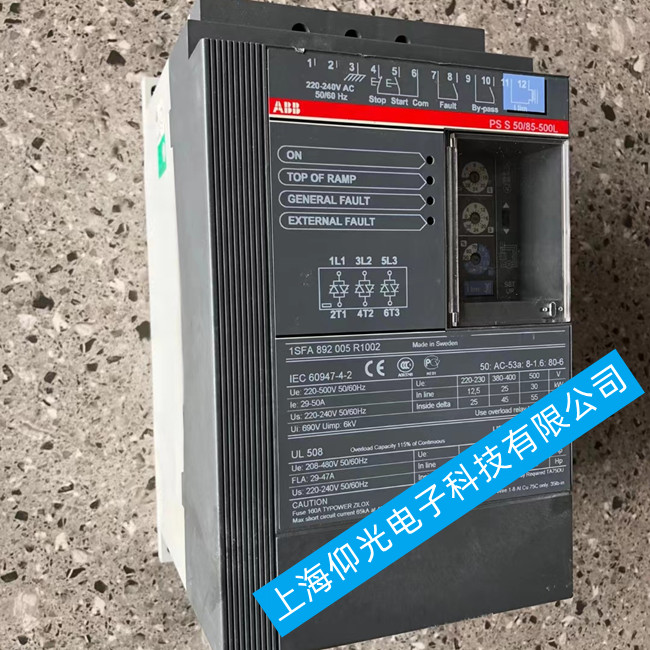 ABB軟啟動(dòng)器維修PSE72-600-70報(bào)警代碼EF33修理