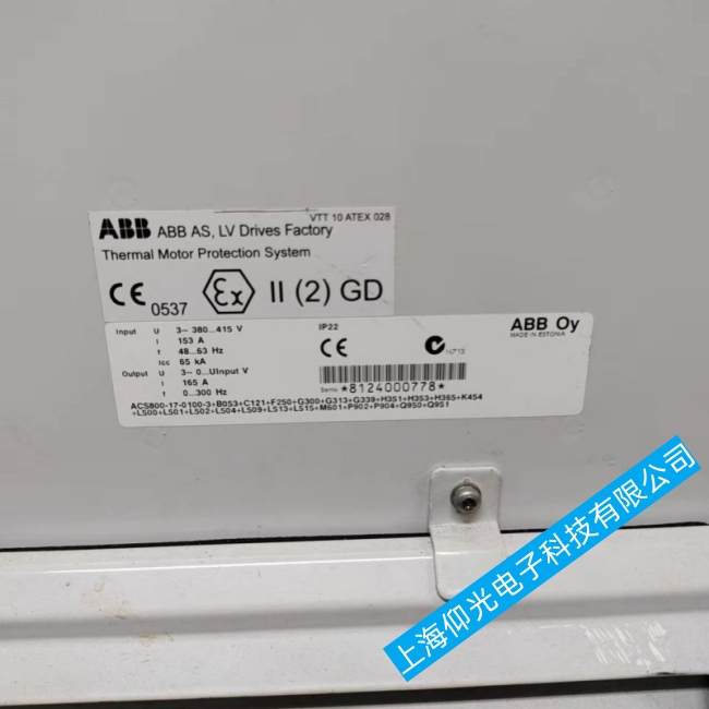 �֖|�t(y��)����˾ABB׃�l��ACS880ϵ�й���A491�|�t(y��)����˾ABB׃�l��AC�S��/�Ќ��I(y��)�Ĝy(c��)ԇƽ�_(t��i)