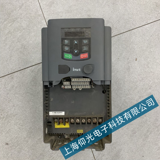 英威騰變頻器CHV100系列開機(jī)作業(yè)無輸出故障修復(fù)