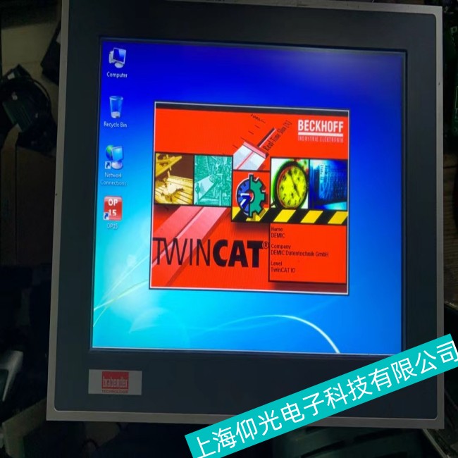 佛山Beckhoff倍福觸摸屏畫面有線條故障如何檢測維修