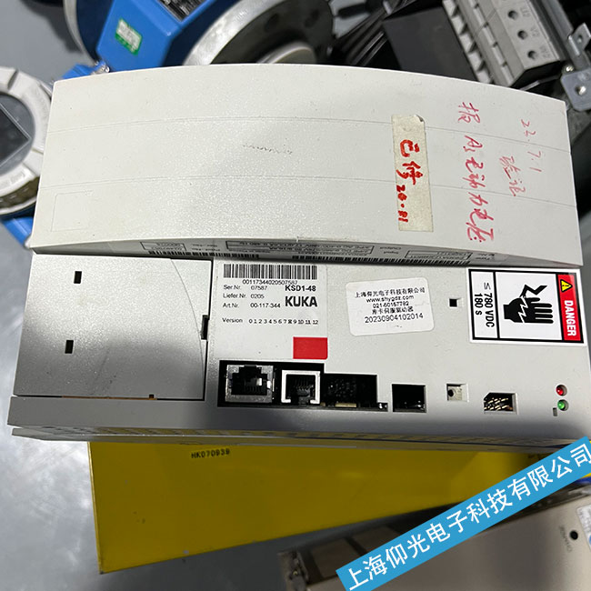 庫卡KUKA伺服驅(qū)動器KSP600報警故障過電壓維修